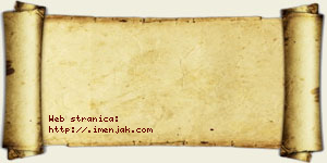 Nina Paralatić vizit kartica